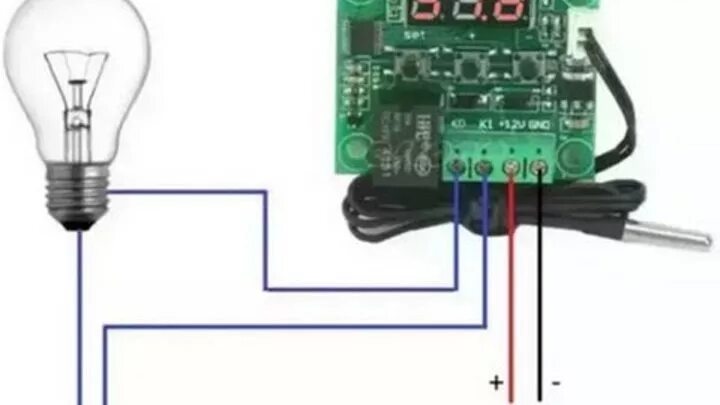 Правильное подключение электронного терморегулятора китайский w1209 терморегулятор - Рукоделие плетение ОК