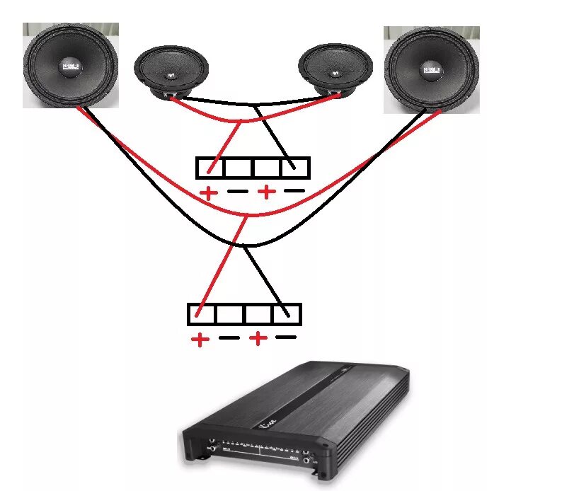 Правильное подключение колонок к усилителю Заинтересовал вопрос по автозвуку) - Lada 2115, 1,5 л, 2004 года автозвук DRIVE2