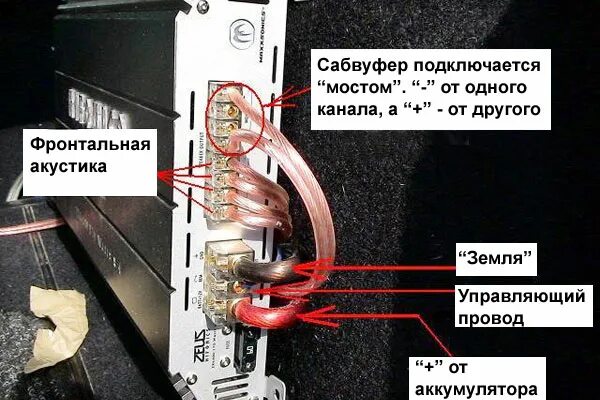 Правильное подключение мостом Как подключить сабвуфер 2 канальный: найдено 84 изображений