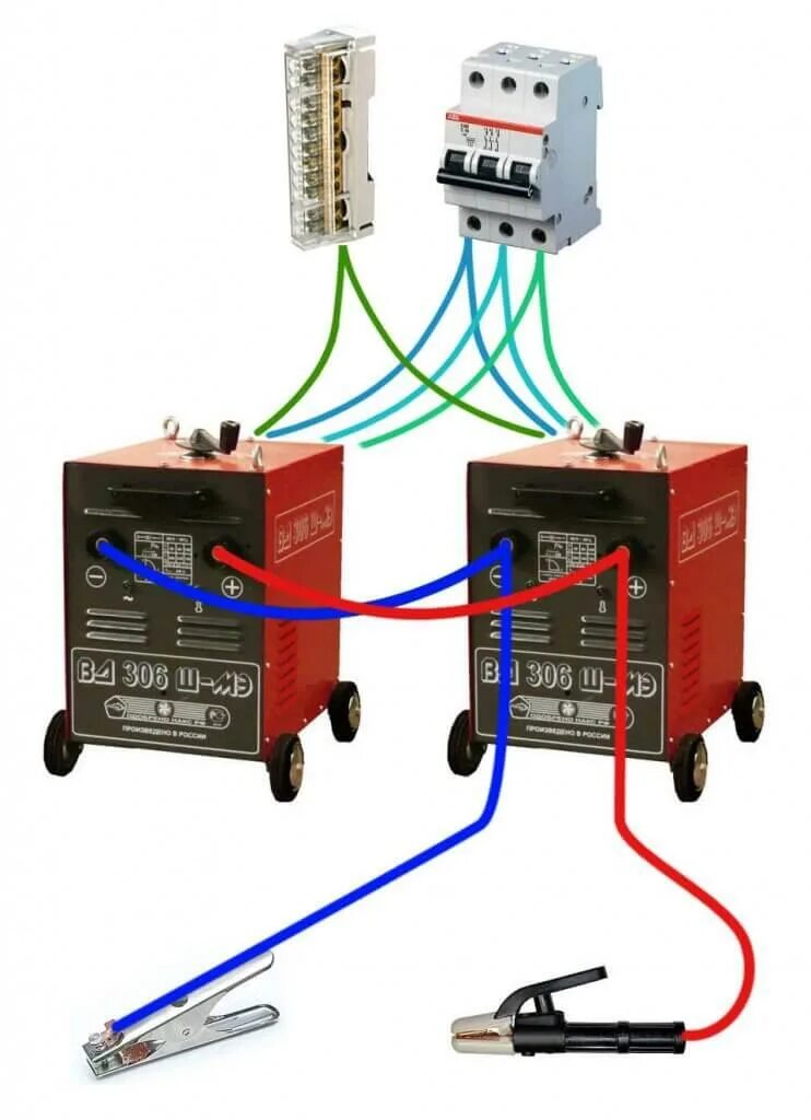 Правильное подключение проводов к сварочному аппарату 08.04.20 749 ООПСК "Параллельное соединение сварочных источников питания"