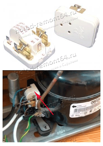 Правильное подключение реле на холодильнике норд Ремонт пускового реле холодильника