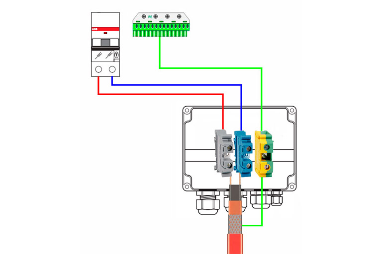 Правильное подключение саморегулирующего кабеля к дифавтомату Как правильно подключить греющий кабель к сети: схема подключения своими руками 