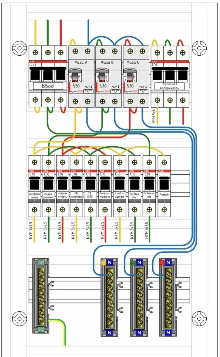 Правильное подключение щитка Собирательный образ правильного электрика или как выбрать бригаду монтажников. Л