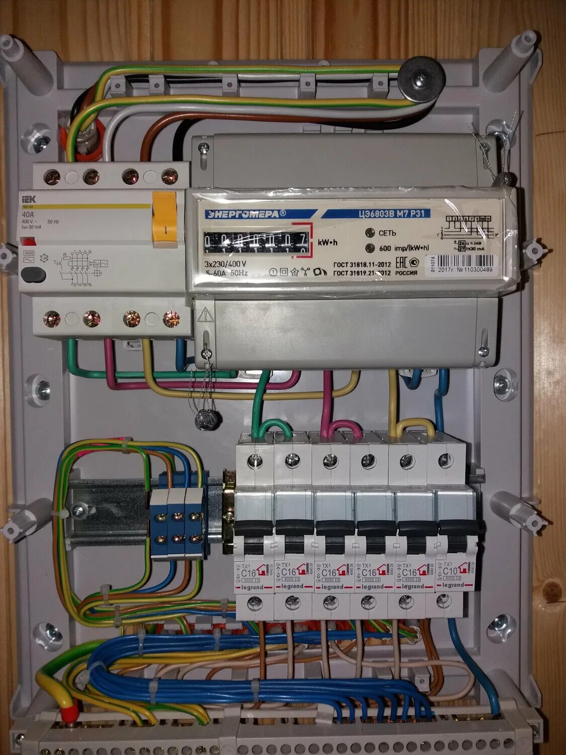 Правильное подключение щитка Юрий Анатольевич Розумов - Ремонт и строительство, Электромонтажные работы, Слаб