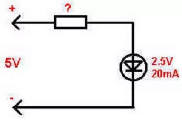 Правильное подключение светодиода к 5 в Расчет светодиодов - параллельное и последовательное включение