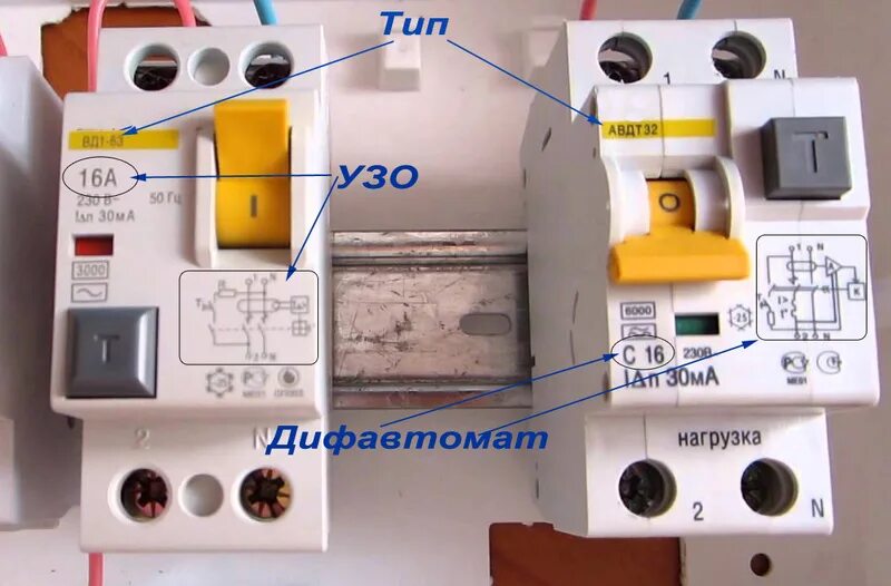 Правильное подключение узо и дифавтомата Электрофизические измерения (ЭФИ) - Официальный сайт РУП