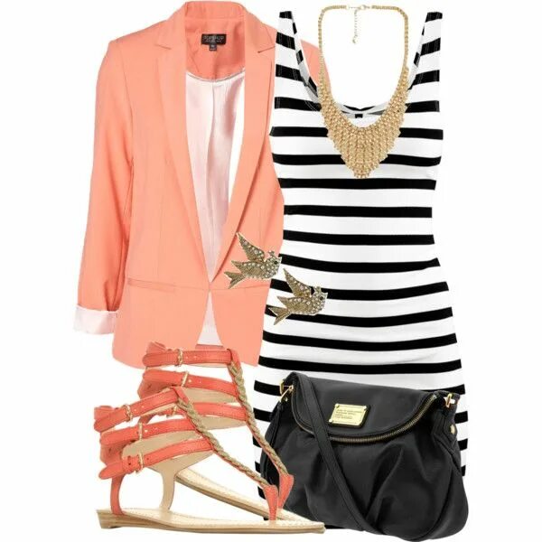 Правильное сочетание одежды для женщин Summer Outfits Striped Dress Fashionista Trends Workwear fashion, Fashionista tr