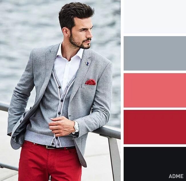 Правильное сочетание цветов в одежде для мужчин 18 ideal colour combinations for men Classic cardigan outfit, Blazers for men, S