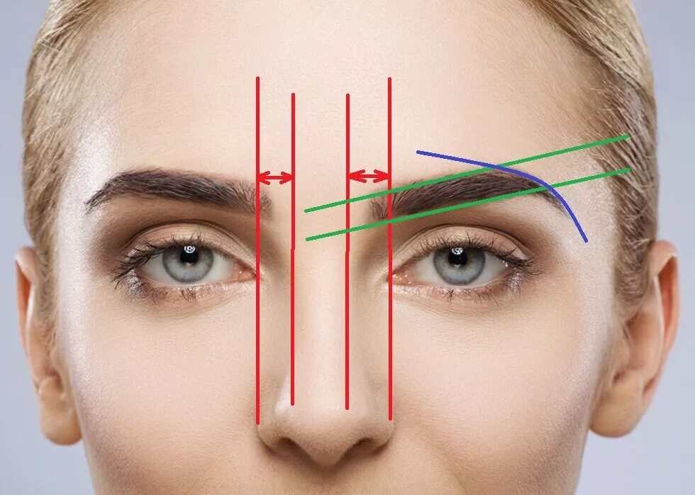 Правильные брови фото Коррекция бровей по-новому, или как сейчас учат броумейкеров определять вашу фор