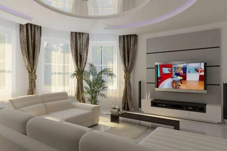 Правильный дизайн гостиной Pin on ОФОРМЛЕНИЕ ОКОН Luxury bedroom master, Home cinema room, Luxurious bedroo