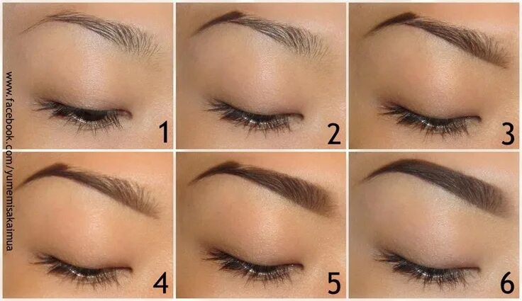 Правильный макияж бровей perfect brow tutorial from Yumemi Sakai Красить брови, Приемы для красоты, Брови