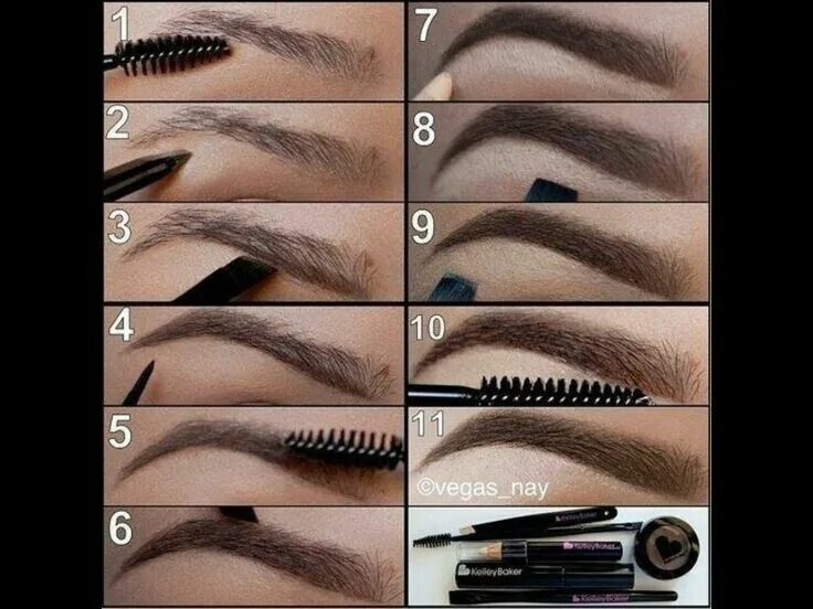 Правильный макияж бровей Pin by Golden Treasure on My Style - Beauty Eyebrow makeup, Perfect eyebrows, Be