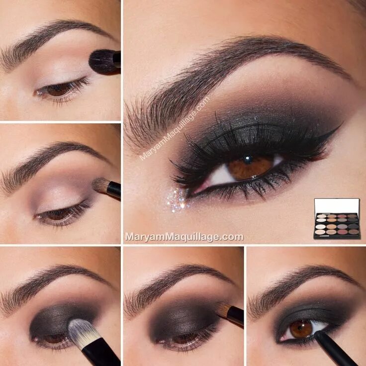 Правильный макияж глаз фото 10 tutos faciles à faire pour des yeux de braise Smoky eye makeup, Smoky eye mak