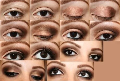 Правильный макияж глаз фото Ответы Mail.ru: Макияж Smoky Eyes зрительно уменьшает или увеличивает глаза?