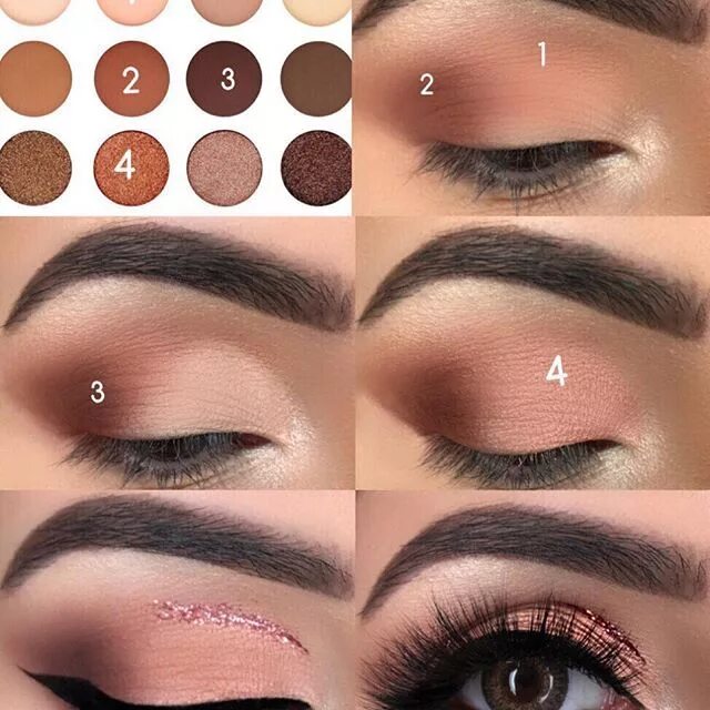 Правильный макияж глаз тенями Step by step pictorial @anastasiabeverlyhills @norvina #browwiz dark brown, clea