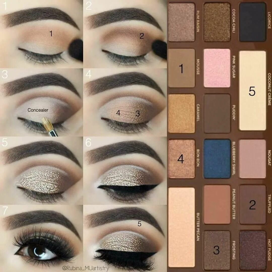 Правильный макияж глаз тенями Too Faced Semi Sweet Chocolate Bar palette Makeup tutorial, Pinterest makeup, Ey