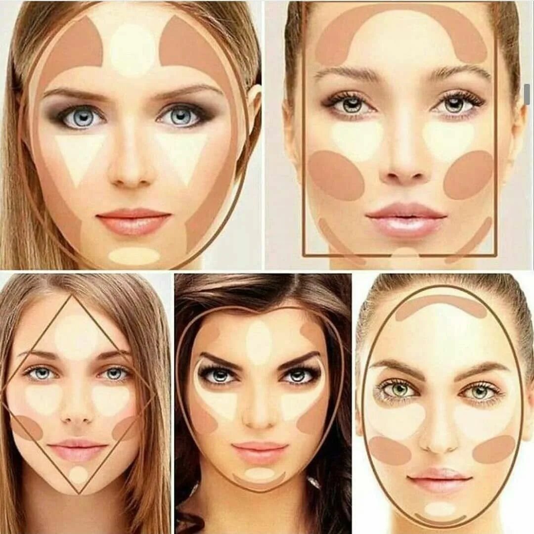 Правильный макияж лица Image may contain: 5 people Contour makeup, Makeup, Makeup articles