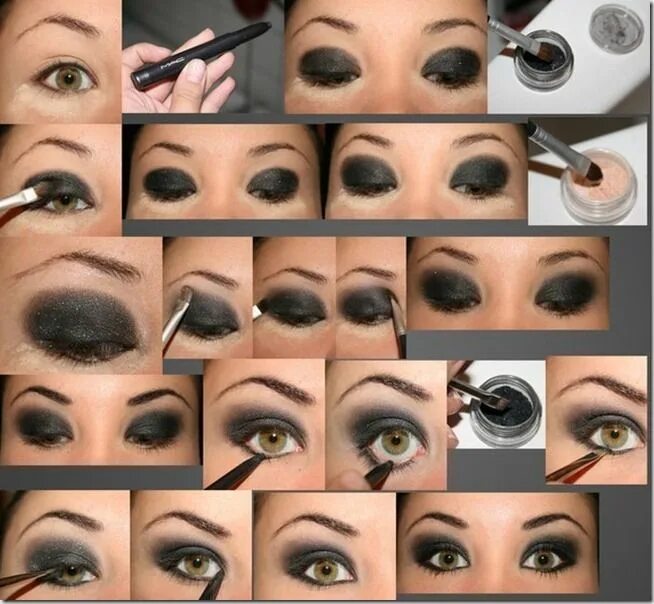 Правильный макияж пошагово видео Machiaj smokey eyes. Tutoriale pas cu pas Beauty Revealed Arte y belleza, Bellez