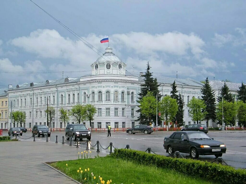 Правительство твери фото Панорама: Правительство Тверской области, администрация, площадь Святого Благове