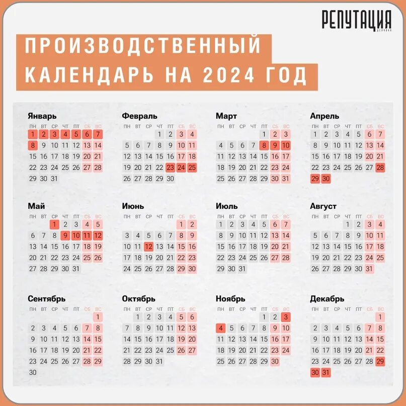 Правительство утвердило производственный календарь на 2025 год 11 мая выходной 2024