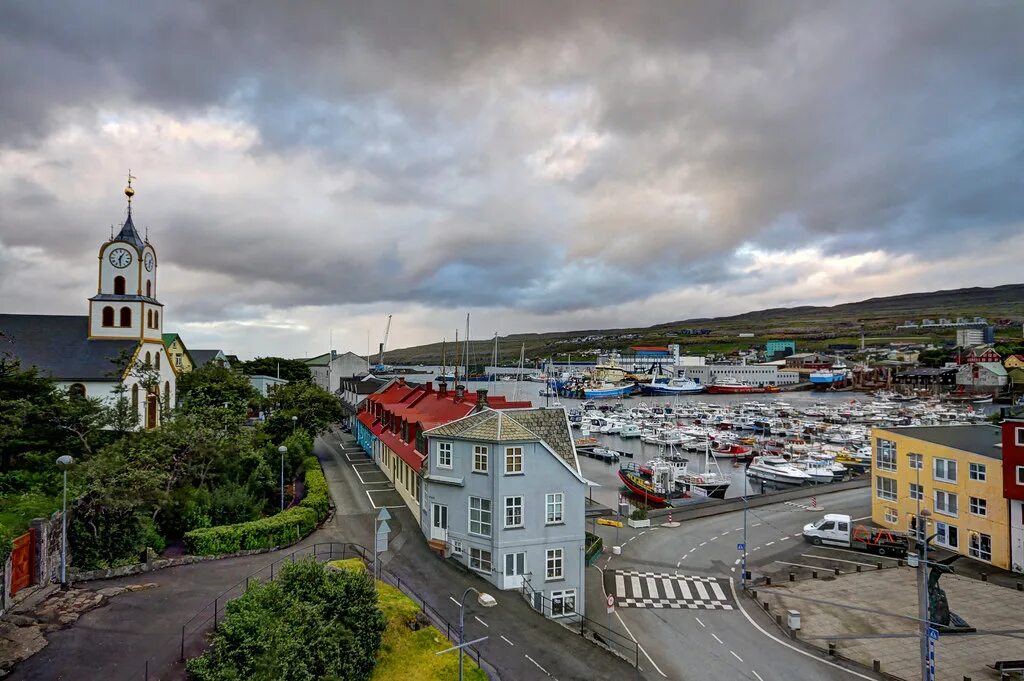 Право фото города Torshavn, Faroe Islands, Kingdom of Denmark From our hotel. Flickr