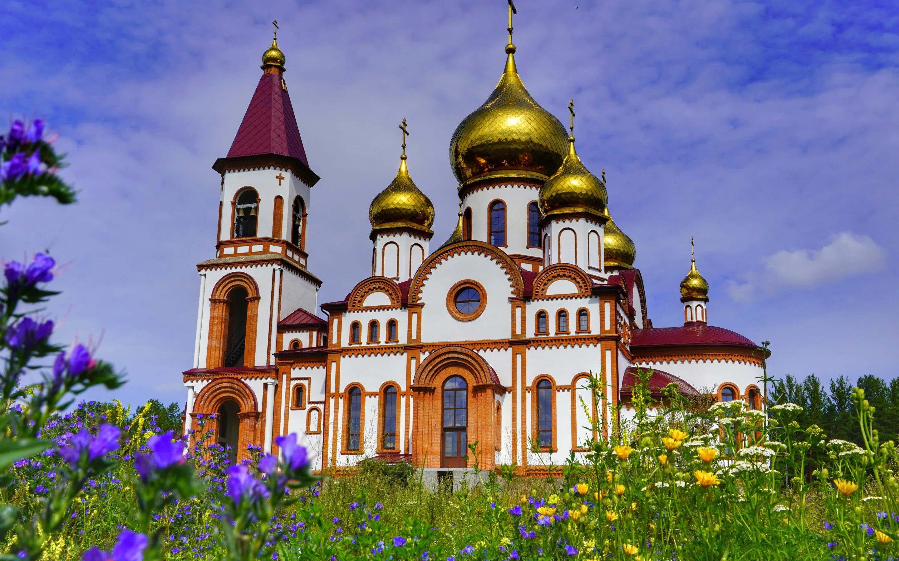 Православные храмы фото названия Скачать обои лето, цветы, Церковь, Красноярск, раздел разное в разрешении 2880x1