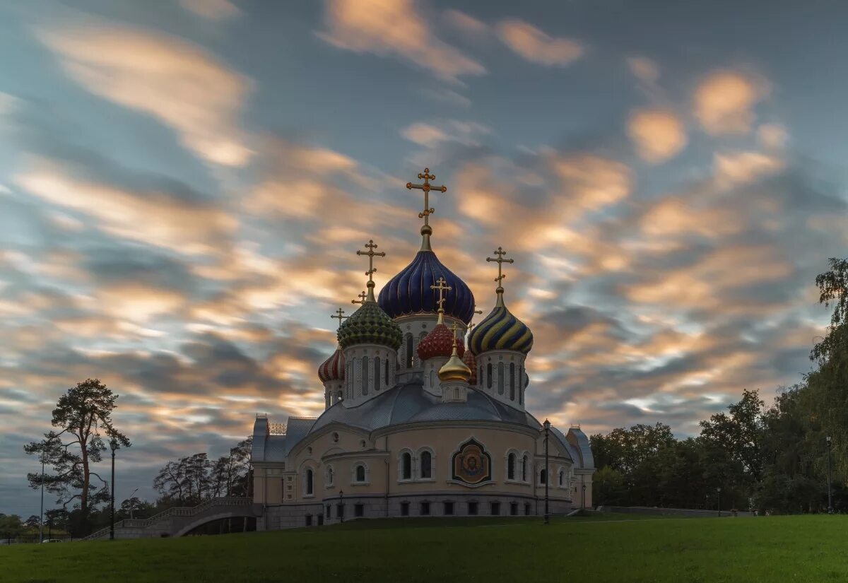 Православный храм фото картинки На закате / Автор: Мельников Алексей