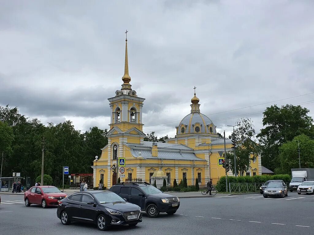 Православный храм просп герцена 151 всеволожск фото Панорама: Красносельский Свято-Троицкий храм, православный храм, просп. Ленина, 