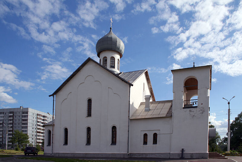 Православный храм просп герцена 151 всеволожск фото Panorama: Tserkov Aleksandra Nevskogo V Grigorovo, orthodox church, Russia, Veli