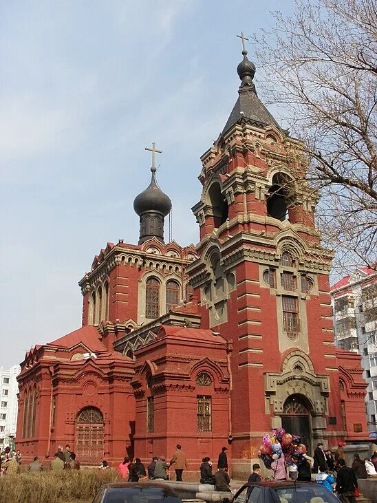 Православный храм в харбине фото Алексеевская церковь (Харбин) - Википедия