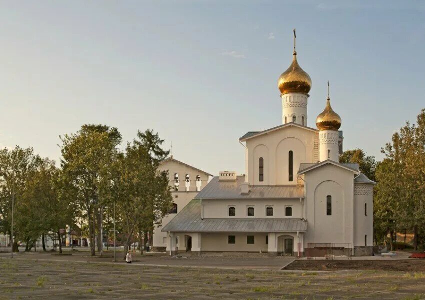 Православный храм в пскове фото Панорама: Церковь Веры, Надежды, Любови и матери их Софии, православный храм, Ле