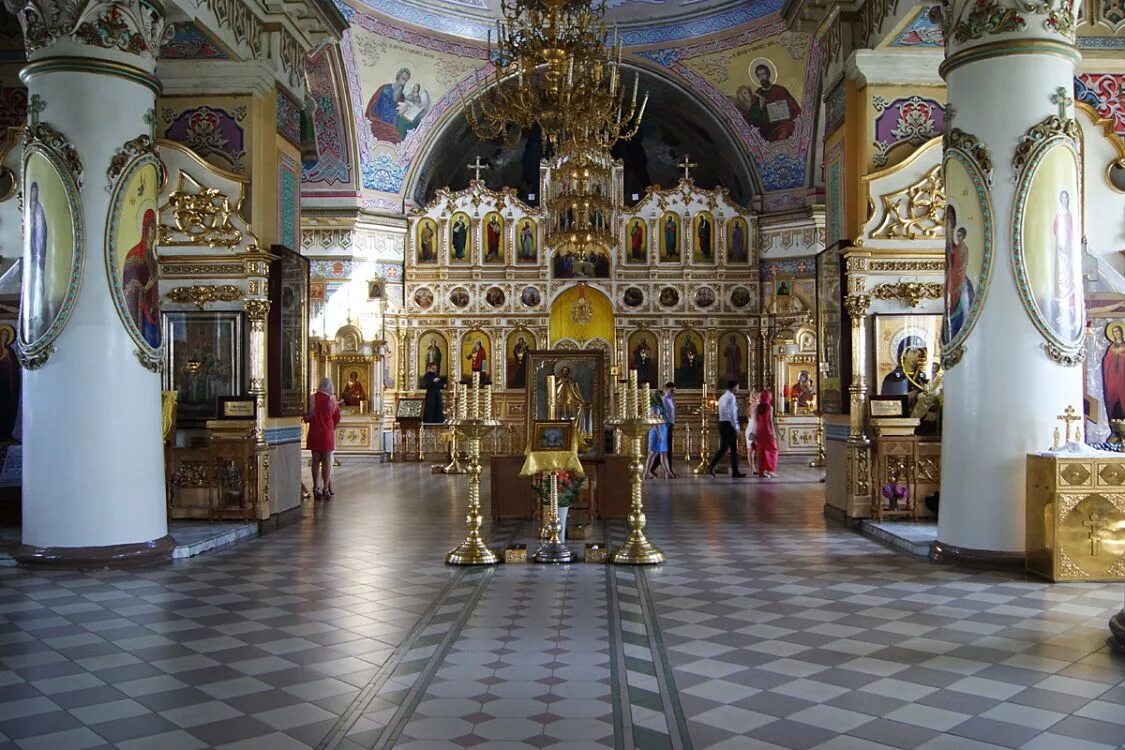 Православный храм внутри фото Собор Александра Невского, Ижевск (Ижевск, город), фотография. интерьер и убранс