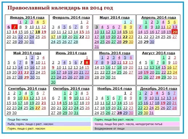 Православный календарь стрижек Какой календарь православных постов и праздников на 2014 год? Где найти?