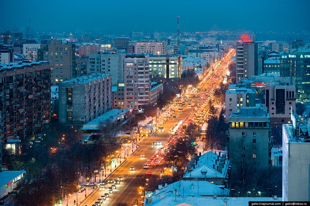 Прайм фото тюмень Зимняя Тюмень с высоты Tyumen, City, Skyline