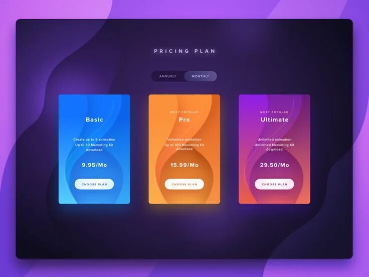 Прайс дизайн студии Pricing Plan Exploration Web layout design, Web app design, Mobile web design