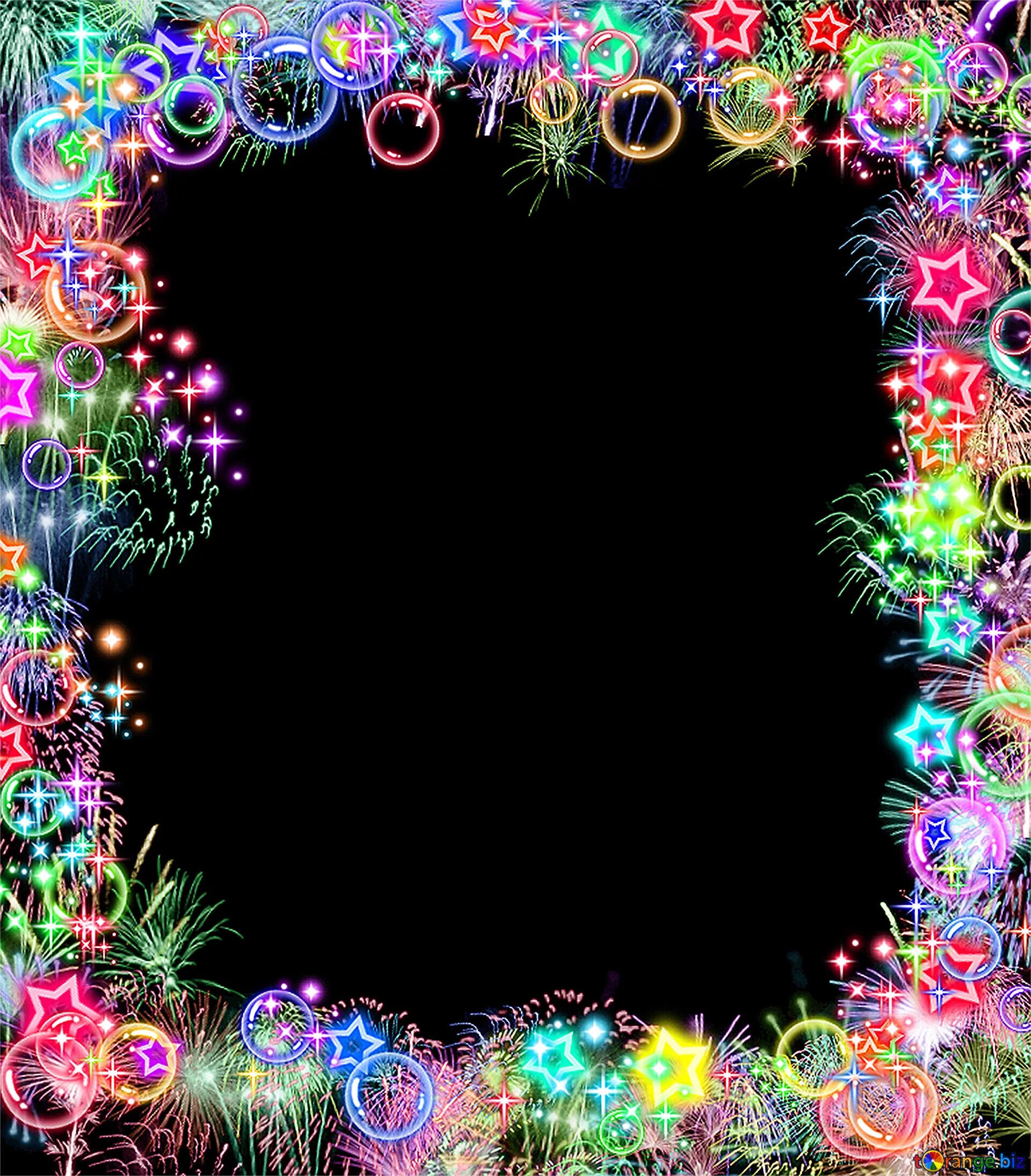 Праздничная рамка для фото Festive frame free image - № 39963