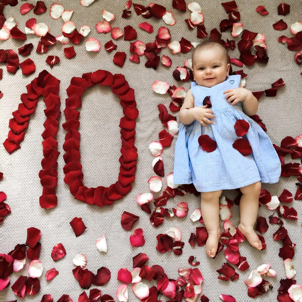 Праздничное фото 10 месяцев 10 месяцев дочке. Наши умелки. Юлия Сергеева Дзен