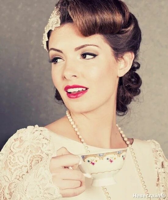 Праздничные прически 50 лет retro wedding Vintage wedding hair, Retro wedding hair, Wedding hairstyles