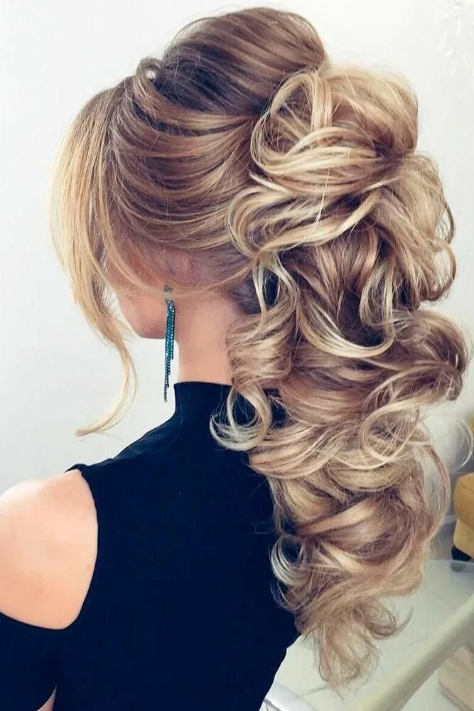 Праздничные прически на длинный волос фото Pin by Cindy Antillon on Hair Formal hairstyles, Blonde wedding hair, Hair style