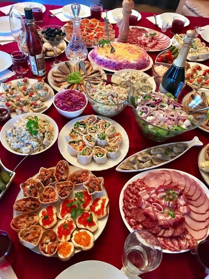 Праздничные столы просто и красиво фото Pin su ДОБРЫЙ ВЕЧЕР ,СПОКОЙНОЙ НОЧИ Cibo, Ricette, Ricette di cocktail