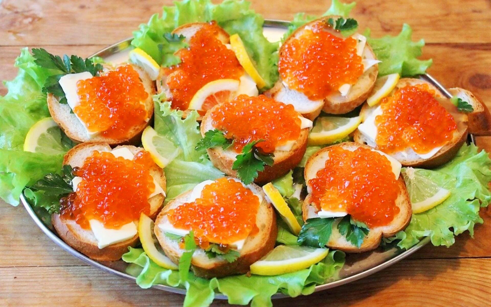 Праздничные закуски бутерброды с фото Легкие закуски летом