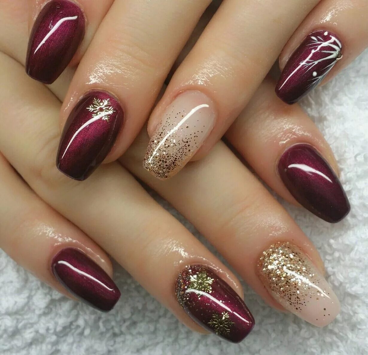 Праздничный дизайн ногтей Nail Design Fullcover Nageldesign, Nageldesign fullcover, Nagellack-kunst