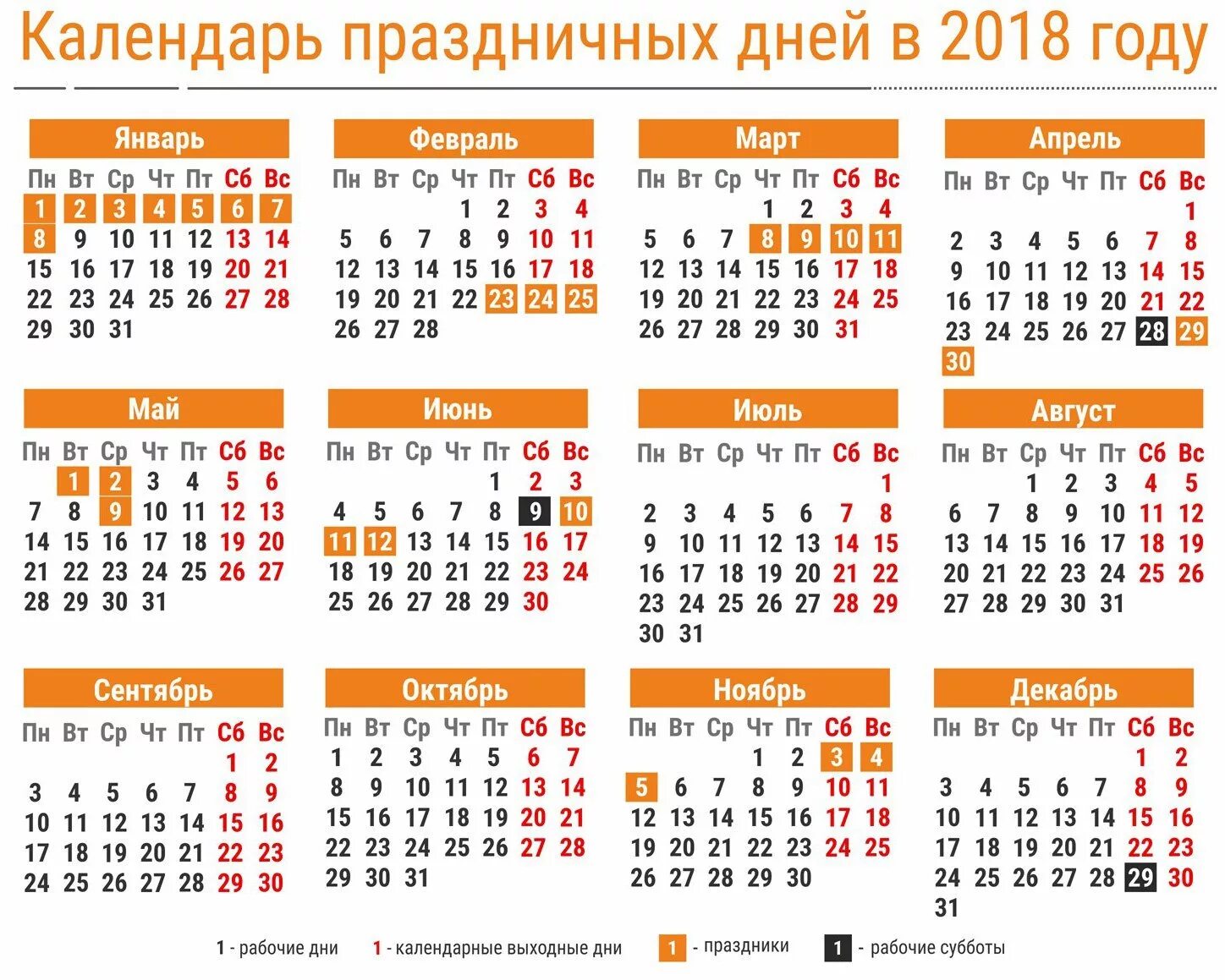 Праздничный календарь выходных 2018 Календарь праздничных и выходных дней на 2018 год - DRIVE2