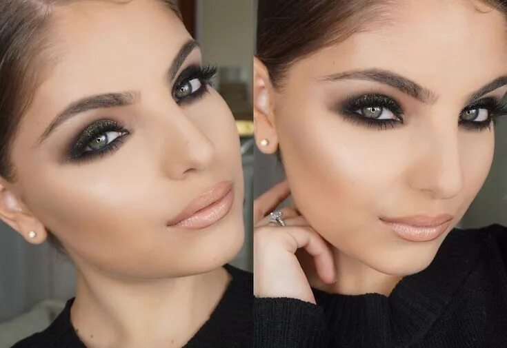 Праздничный макияж для нависшего века Glam Grunge Inspired Smokey Eye Tutorial Dark smokey eye makeup, Smokey eye tuto