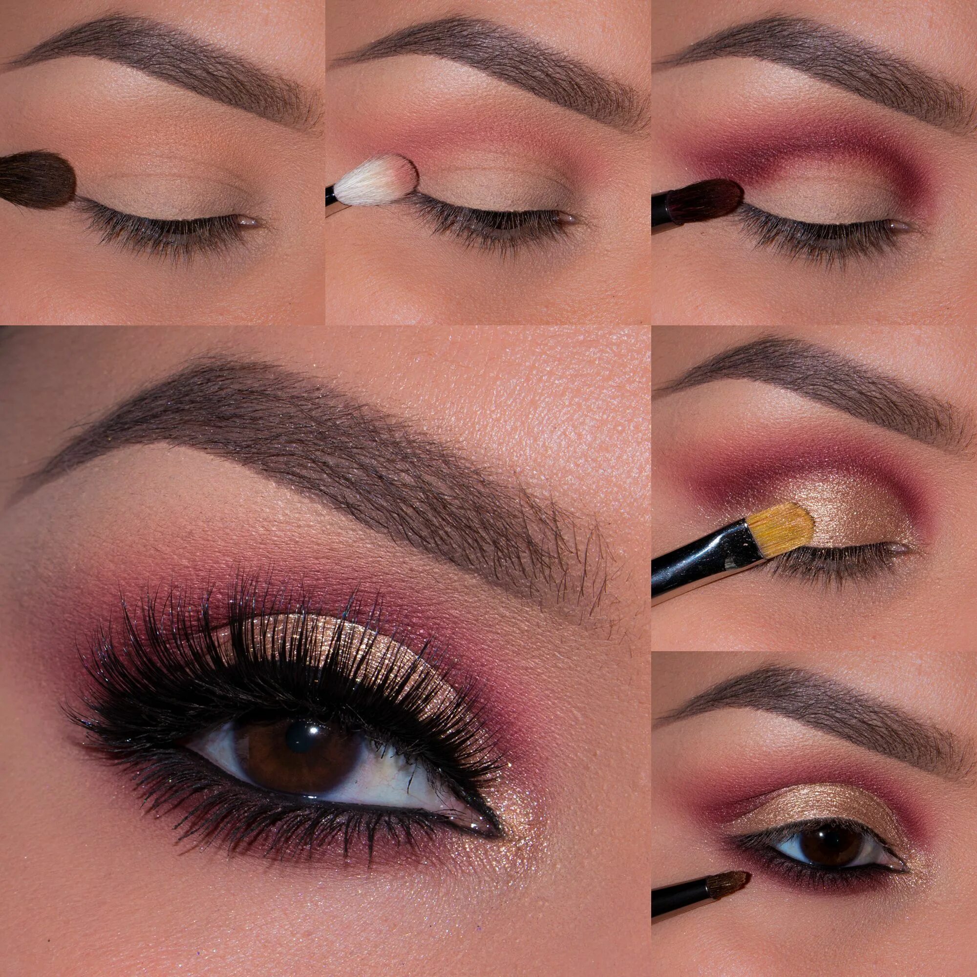 Праздничный макияж пошагово Makeup Makeup geek, Eye makeup steps, Smokey eye makeup