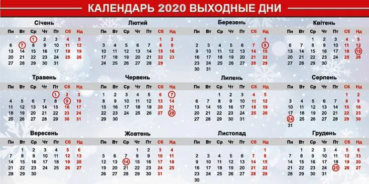 Праздник календарь украина Календарь 2020: сколько и когда будут отдыхать украинцы Periodic table, 10 thing