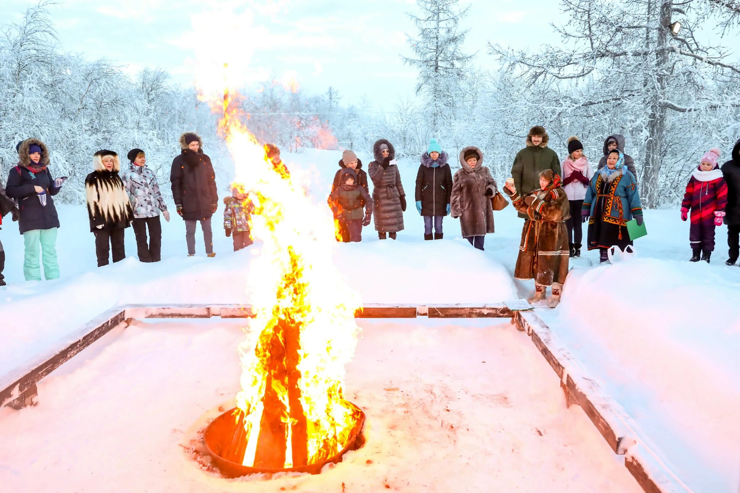 Праздник солнца фото В НАО встретили "Солнце нового года". Фоторепортаж " Новости Нарьян-Мара сегодня