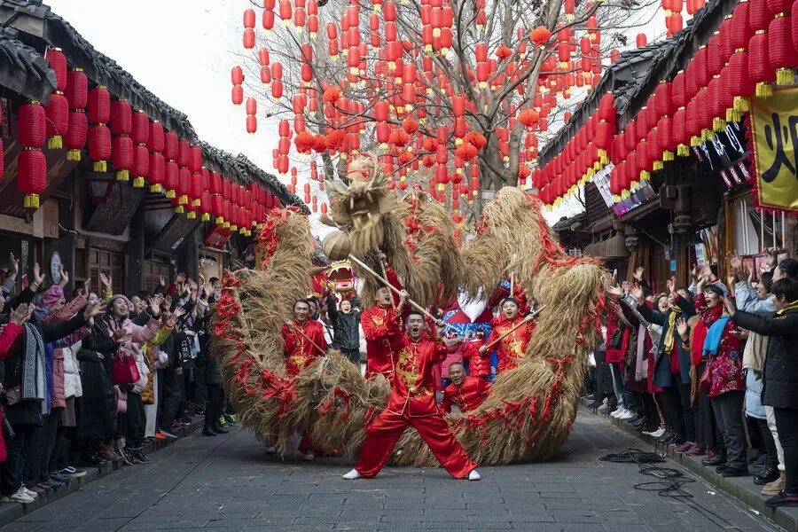 Праздник весны в китае фото Cultural tourism favored among China's Spring Festival celebrations-Xinhua