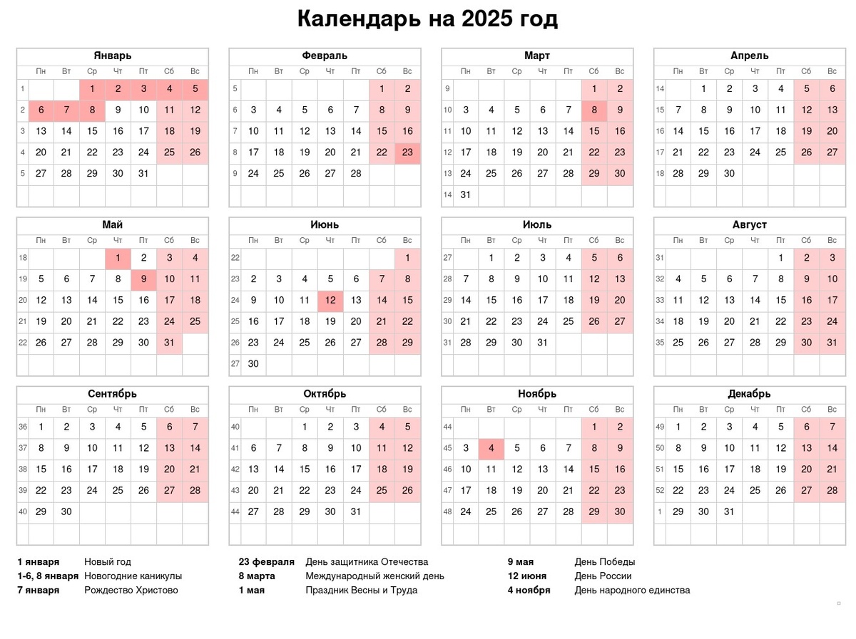 Праздники 2025 календарь утвержденный Производственный календарь 2025 Календари оптом СПб Дзен