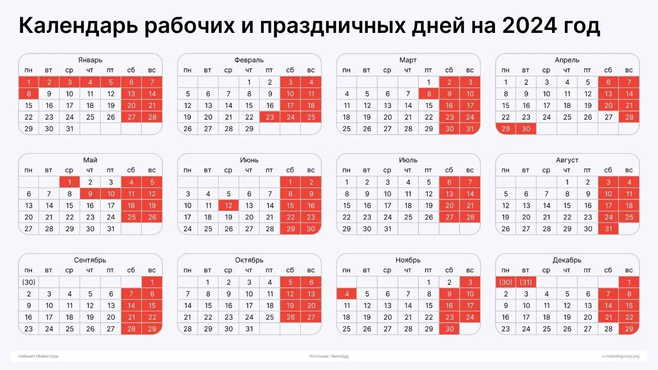 Праздники государственные 2024 россия календарь Календарь государственных праздников фото YugNash.ru